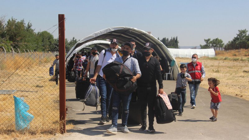 Ülkelerine bayram için giden Suriyelilerin sayısı 2 bini buldu