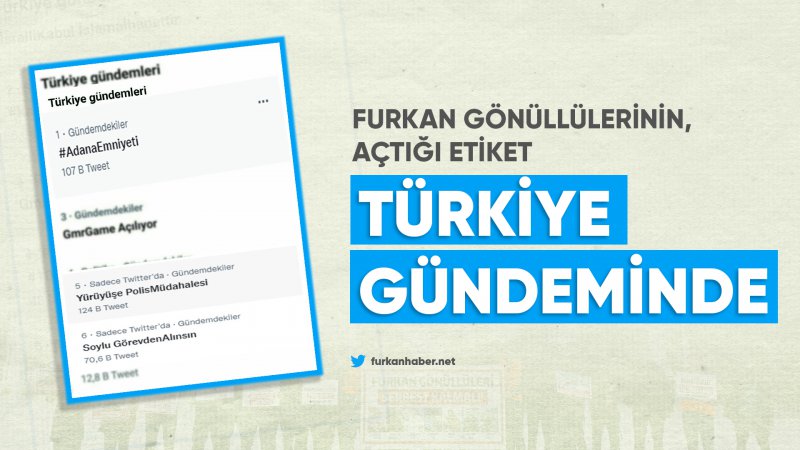 "Yürüyüşe PolisMüdahalesi" ve "Soylu GörevdenAlınsın" Türkiye Gündeminde!