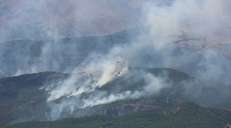Tunceli’deki orman yangını devam ediyor! Valilik açıklama yaptı
