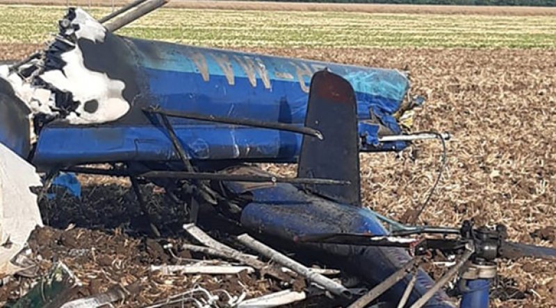 Ukrayna'da helikopter düştü: 2 ölü