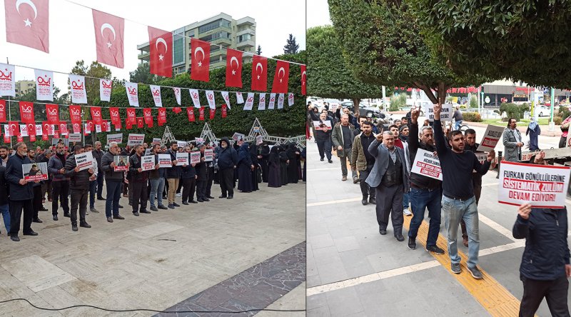 Furkan Gönüllülerinden Hukuksuzluklara Karşı Adalet Yürüyüşü ve Basın Açıklaması!