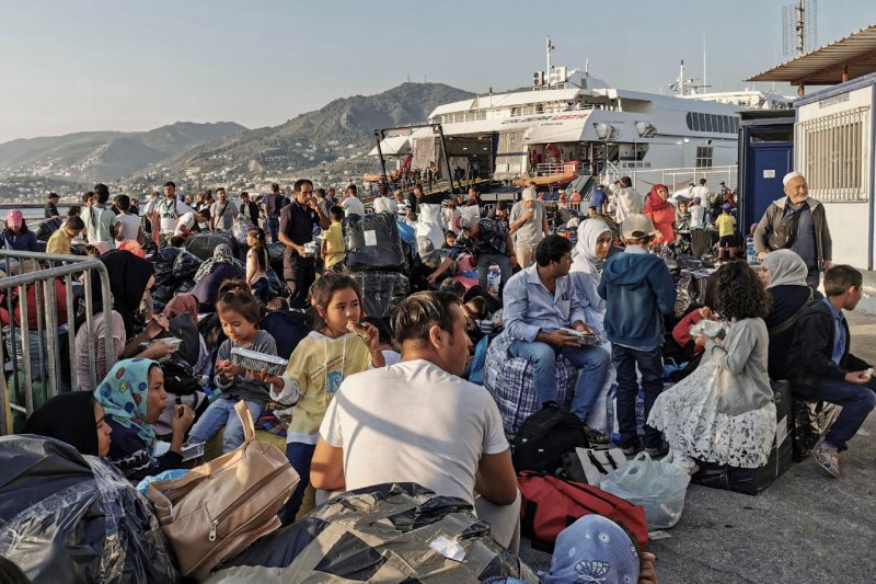 Yunanistan Ege Adalarına göçmen kampı kuruyor