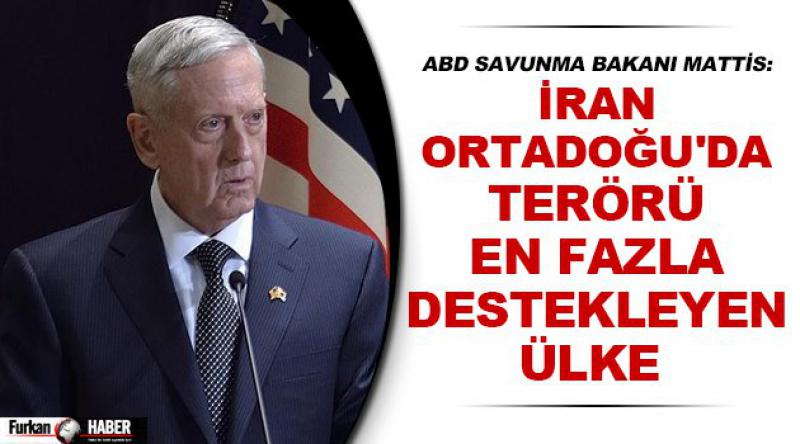 ABD Savunma Bakanı Mattis: İran Ortadoğu'da terörü en fazla destekleyen ülke