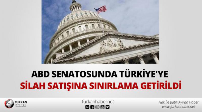 ABD senatosunda Türkiye'ye silah satışına sınırlama getirildi