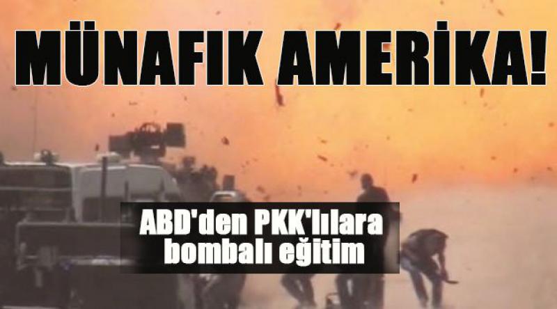 ABD'den PKK&#39;lılara bombalı eğitim