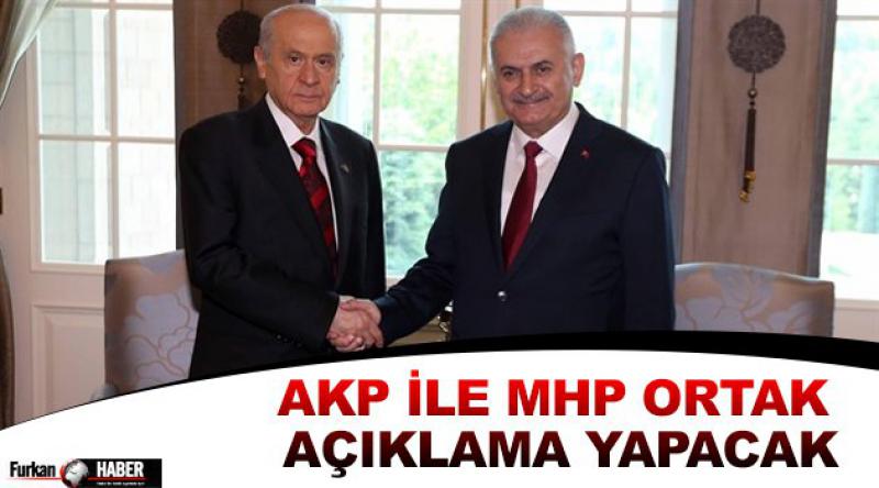 AKP ile MHP ortak açıklama yapacak