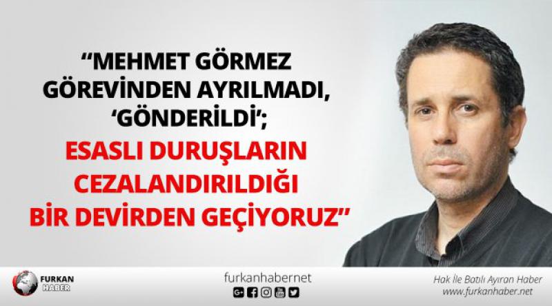 Albayrak: Mehmet Görmez görevinden ayrılmadı, ‘gönderildi’; esaslı duruşların cezalandırıldığı bir devirden geçiyoruz