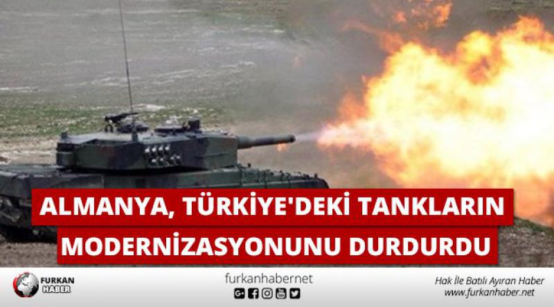 Almanya, Türkiye'deki tankların modernizasyonunu durdurdu
