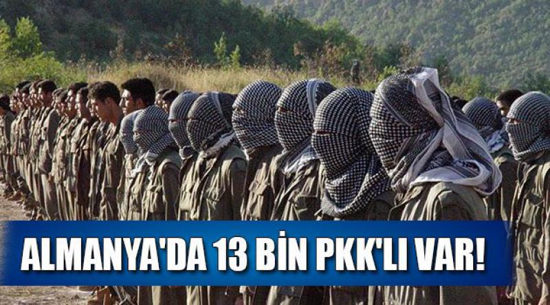 Almanya'da 13 Bin PKK&#39;lı Var!