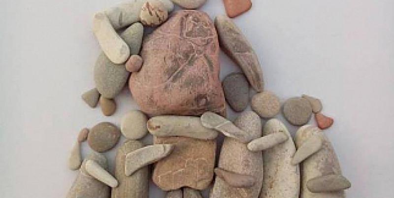 Çakıl taşlarıyla Suriye dramı 