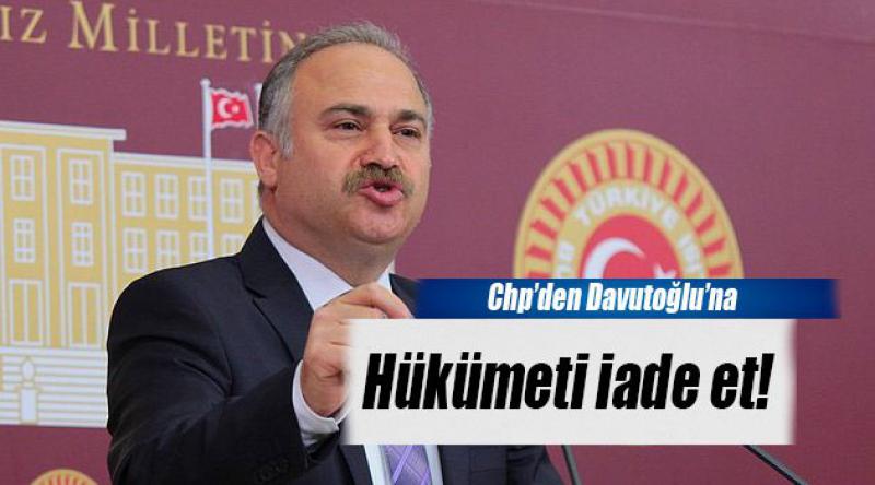 CHP'den Davutoğlu&#39;na &#39;iade et&#39; çağrısı!