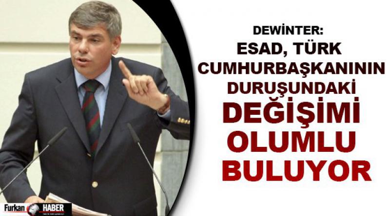 Dewinter: Esad, Türk Cumhurbaşkanının duruşundaki değişimi olumlu buluyor