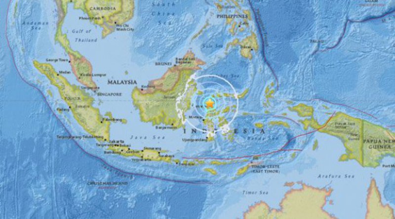 Endonezya'da 6.1 büyüklüğünde deprem!