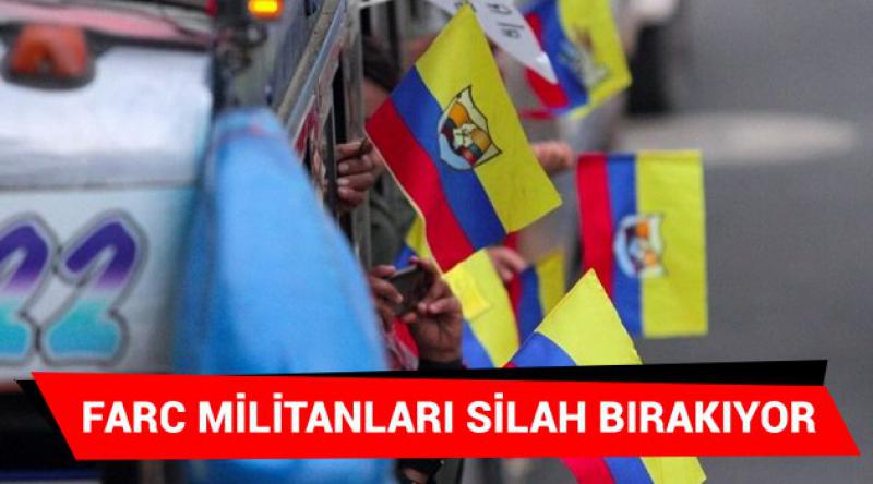 FARC militanları silah bırakıyor