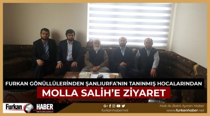 Furkan Gönüllülerinden Şanlıurfa’nın Tanınmış Hocalarından Molla Salih’e Ziyaret