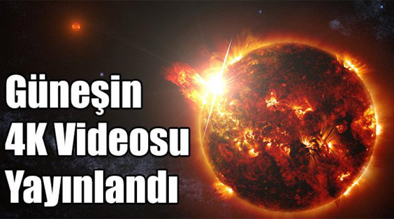 Güneşin 4K Videosu Yayınlandı