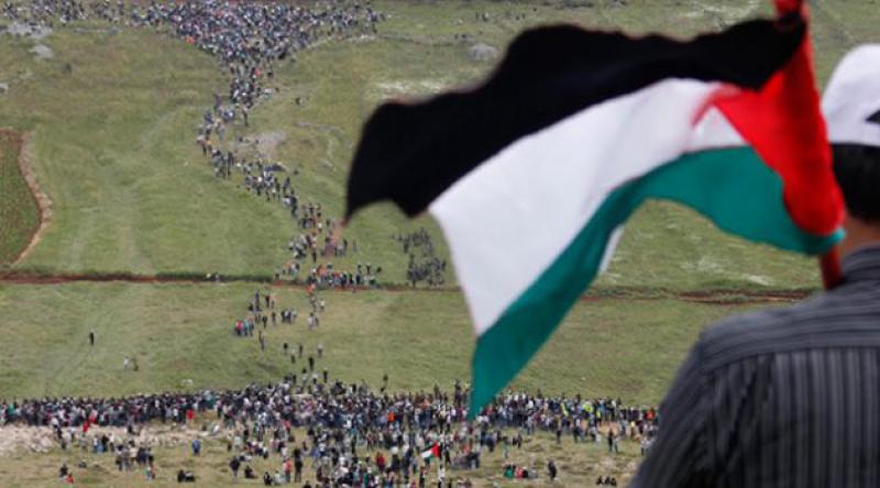 Hamas:Milyonluk yürüyüş Filistinlilerin haklarına bağlılığını vurguluyor