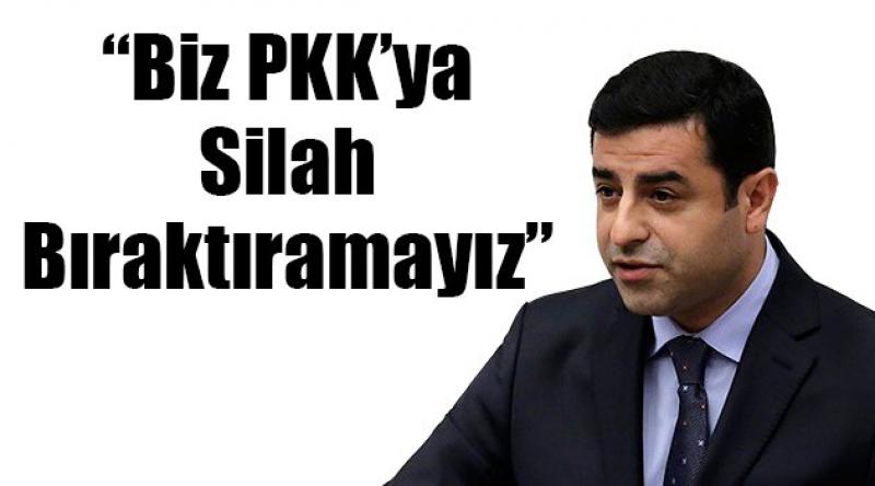 'HDP olarak PKK&#39;ya Silah Bıraktıramayız&#39;