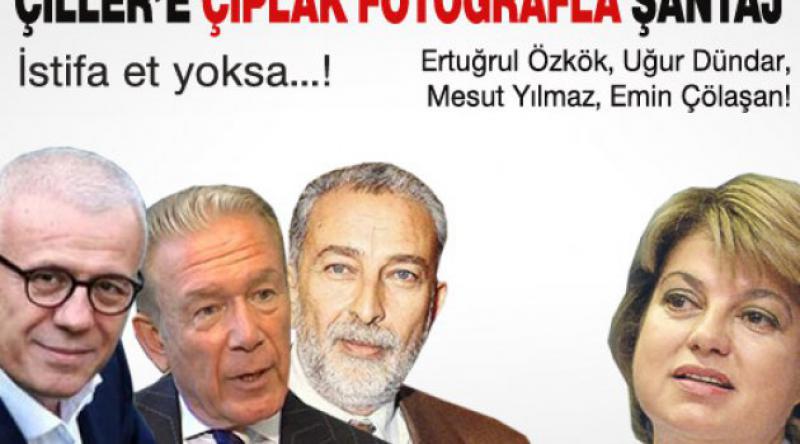  Çıplakçı Dündar'dan Çiller&#39;e Çıplak Şantajı