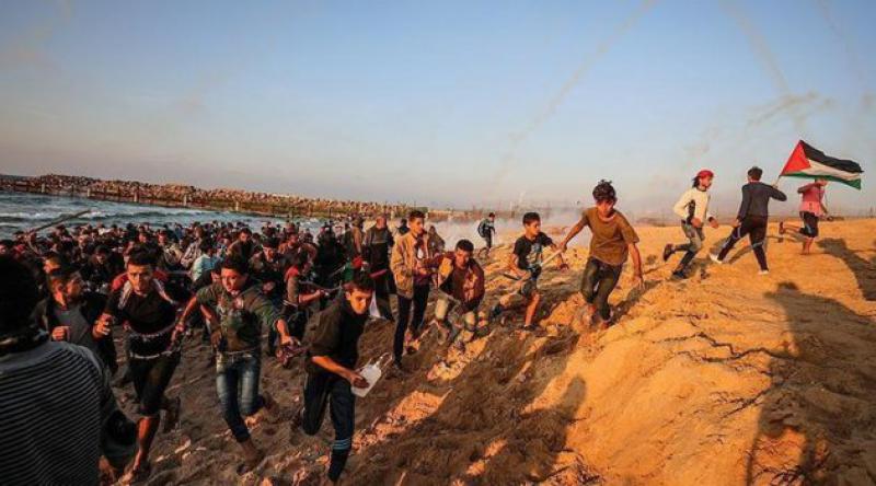 İşgalci İsrail askerleri Gazze sahilinde 2 Filistinliyi yaraladı