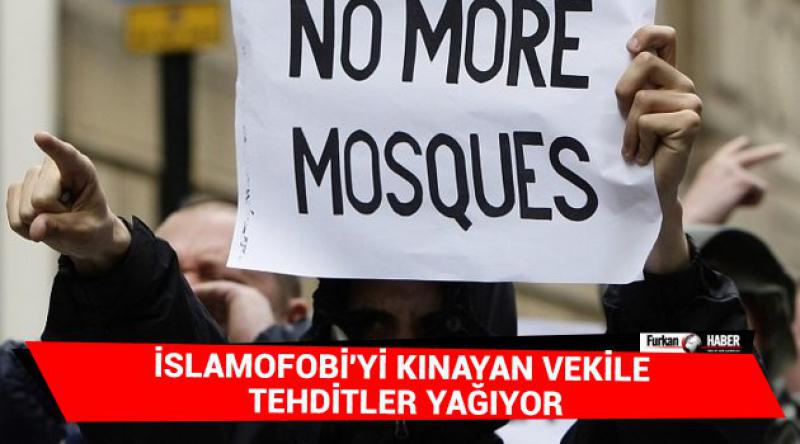 İslamofobi'yi kınayan vekile tehditler yağıyor
