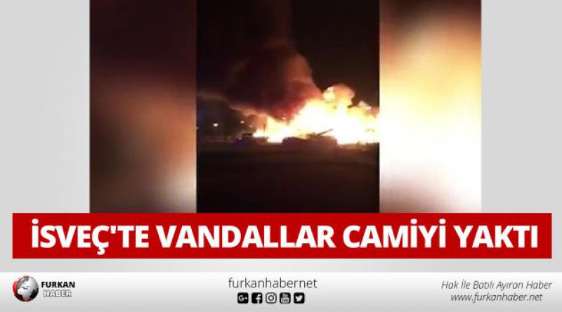 İsveç'te vandallar camiyi yaktı
