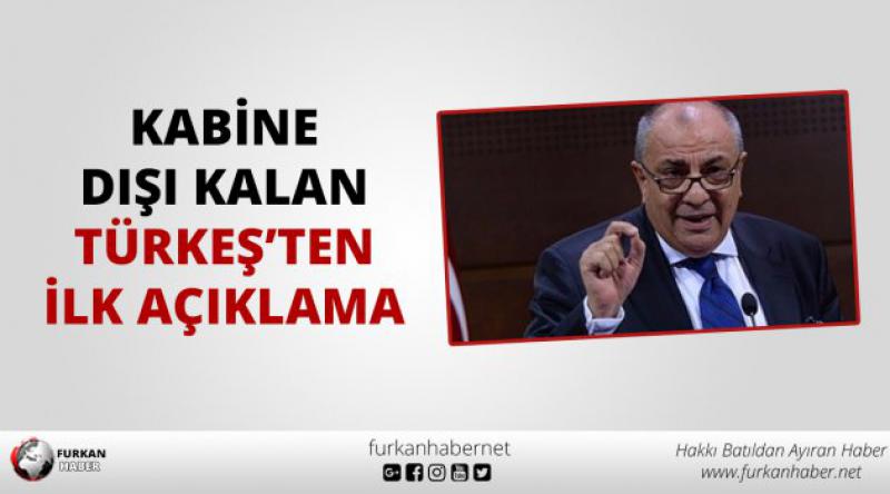 Kabine dışı kalan Tuğrul Türkeş'ten ilk açıklama!
