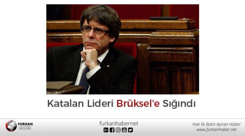 Katalan Lideri Brüksel'e Sığındı