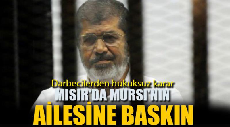 Mısır'da Mursi&#39;nin ailesine baskın
