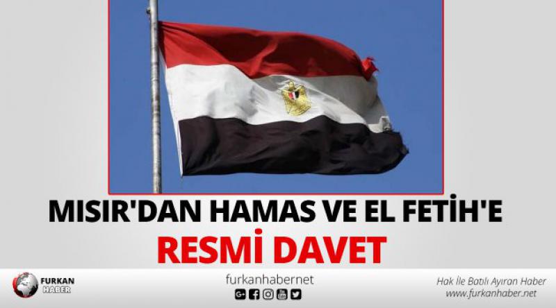 Mısır'dan Hamas ve El Fetih&#39;e resmi davet