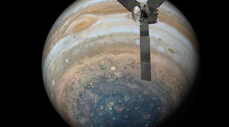 NASA Jüpiter'in yeni görüntülerini paylaştı