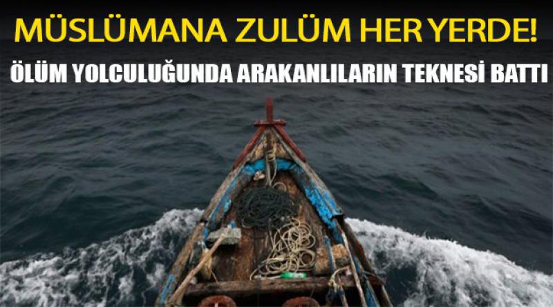Ölüm Yolculuğunda Arakanlıların Teknesi Battı
