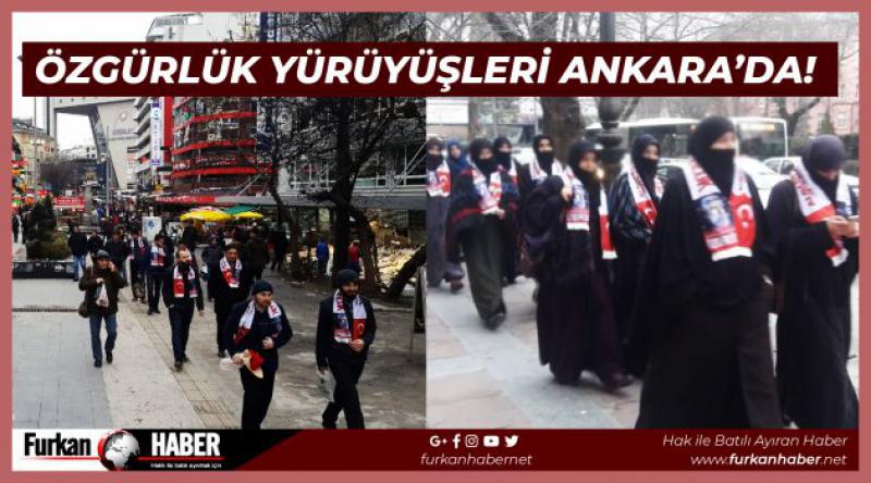 Özgürlük Yürüyüşleri Ankara’da!