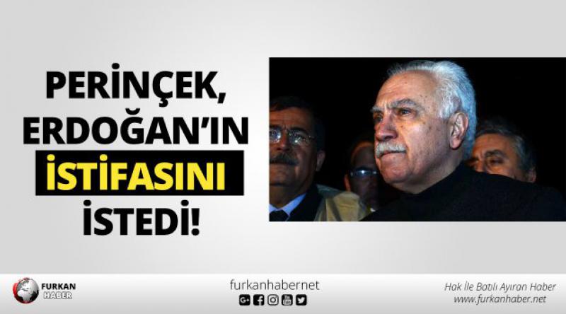 Perinçek, Erdoğan’ın istifasını istedi!