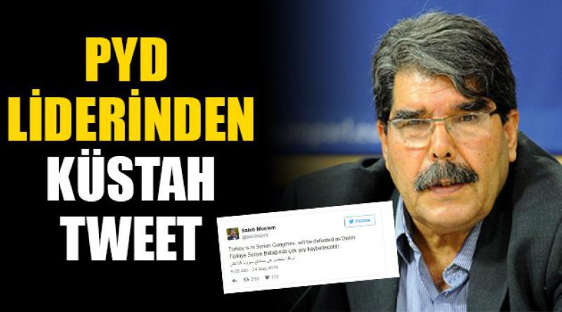 PYD Lideri Salih Müslim'den Küstah Tweet
