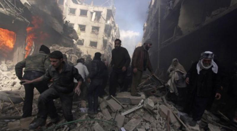 Rus savaş uçakları Suriye'yi bombaladı