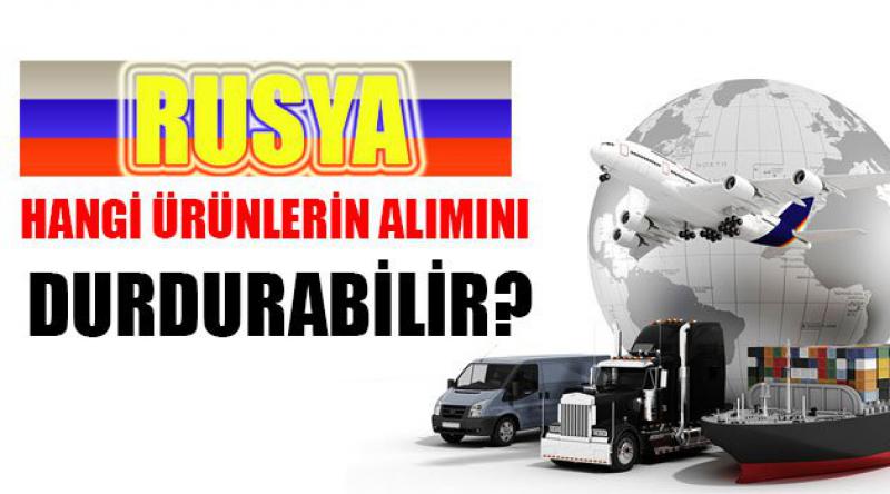 Rusya Türkiye'den hangi ürünlerin alımını durdurabilir?