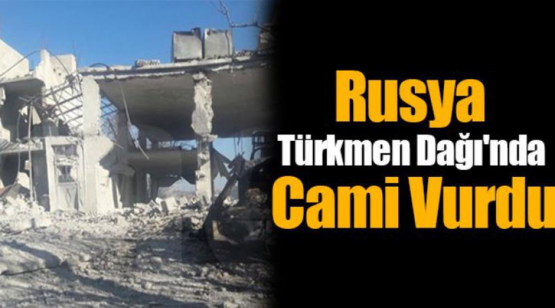 Rusya Türkmen Dağı'nda cami vurdu