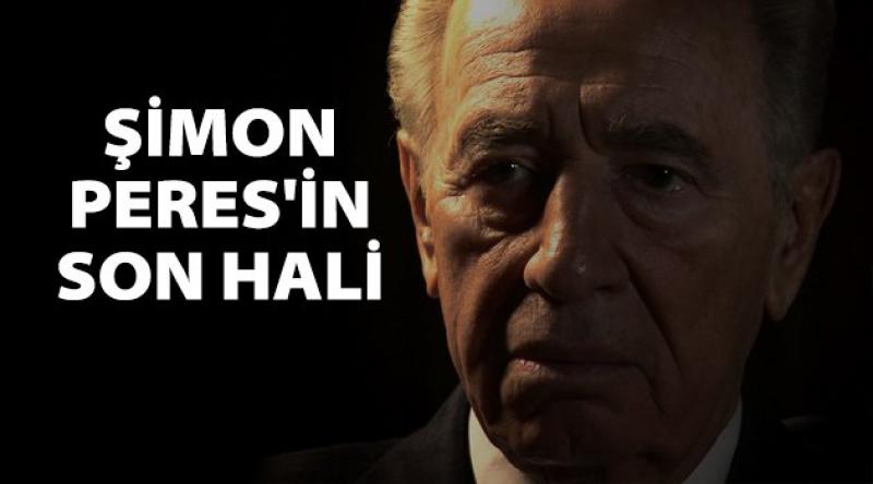 Şimon Peres'in son hali 