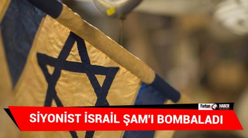 Siyonist İsrail Şam'ı bombaladı