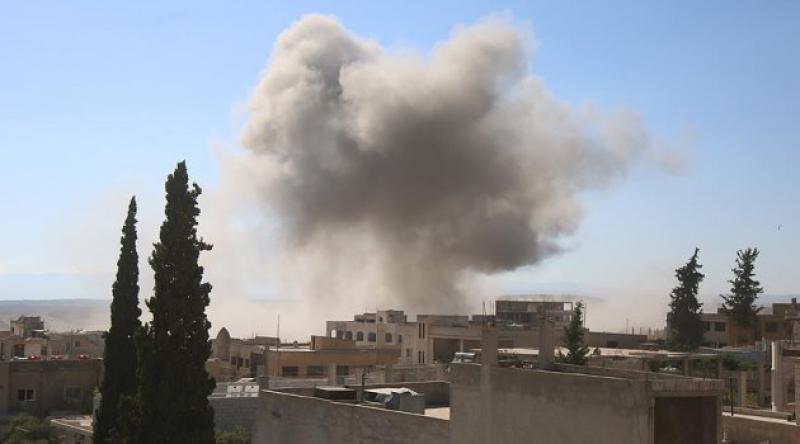 Suriye'de hava saldırısı: 3 ölü, 9 yaralı