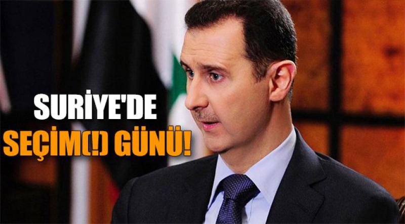 Suriye'de seçim(!) günü!