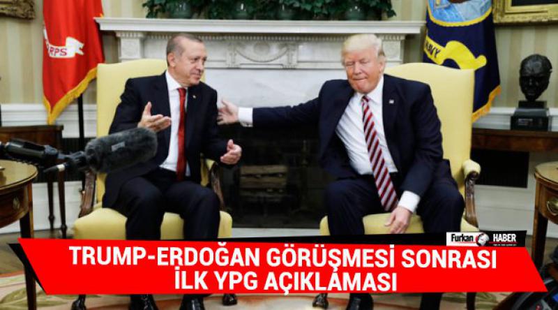 Trump-Erdoğan görüşmesi sonrası ilk YPG açıklaması