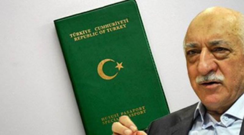 Türkiye, ABD'ye Gülen&#39;in Pasaportunun İptal Edildiğini Bildirdi!