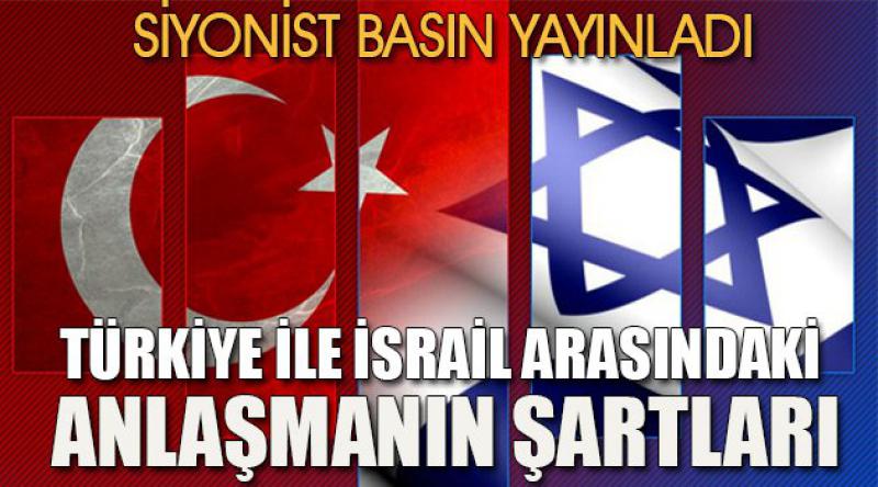 Türkiye ile İsrail Arasındaki Anlaşmanın Şartları