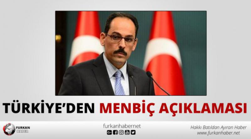 Türkiye'den Menbiç açıklaması: ABD ile anlaşmaya vardık