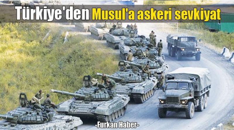 Türkiye'den Musul&#39;a askeri sevkiyat
