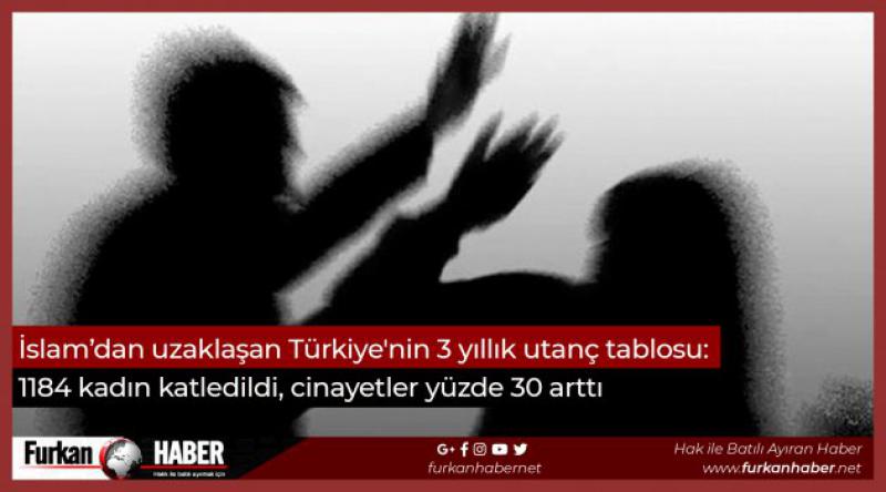 Türkiye'nin 3 yıllık utanç tablosu: 1184 kadın katledildi, cinayetler yüzde 30 arttı 