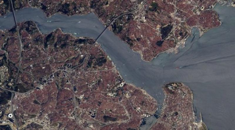 Uzaydan İstanbul'u görüntüledi