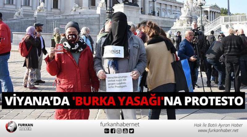 Viyana’da 'burka yasağı&#39;na protesto